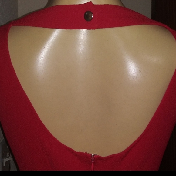 FOREVER 21 RED DRESS SZ MED - Picture 5 of 6